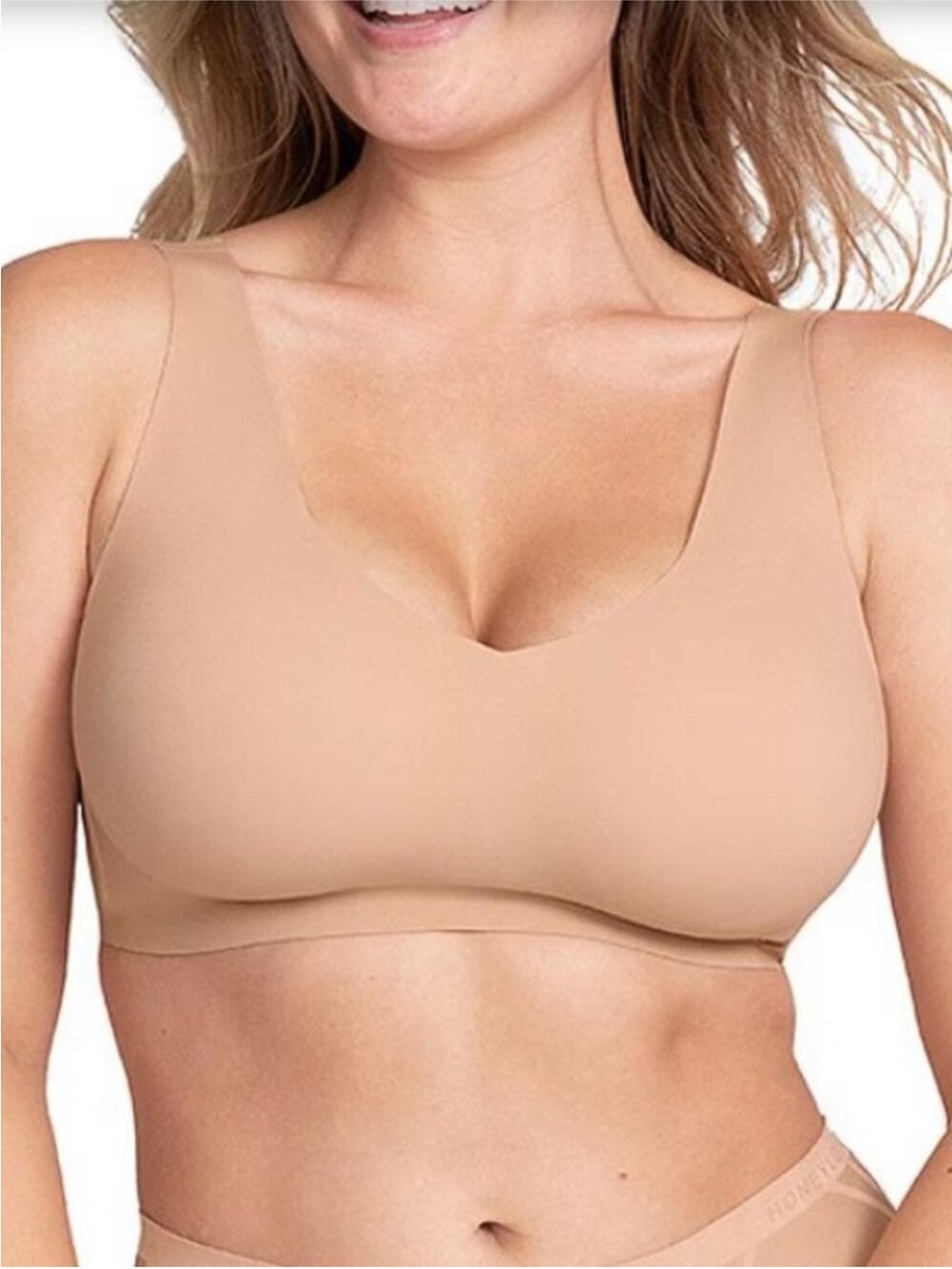 Honeylove SoftForm Pullover Bra Sand Wireless Bralette